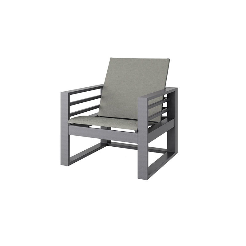 Palermo Sling Club Chair - Graphite