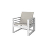 Palermo Sling Club Chair - White