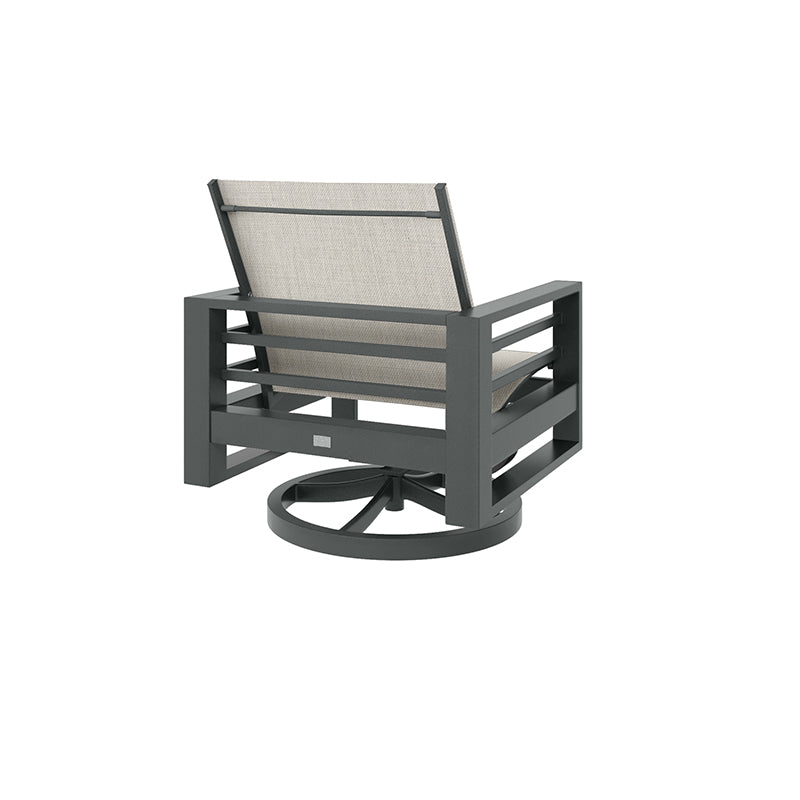 Palermo Sling Club Chair - Graphite