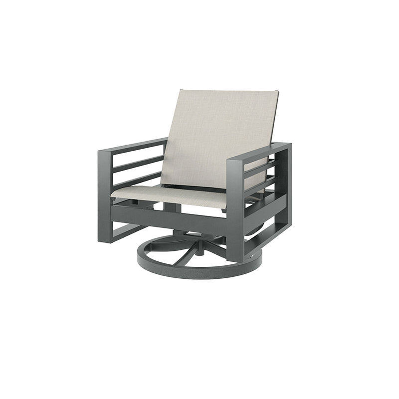 Palermo Sling Club Chair - Graphite