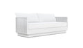 Porto Sofa - White - Aluminum - - Greathouse