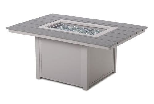 Rustic 54" MGP Fire Table - Marine Grade Polymer - - Greathouse