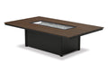 Rustic 48 x 84 MGP Fire Table - Marine Grade Polymer - - Greathouse