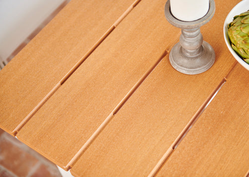 Armless Kendall 84" Dining Set - Marine Grade Polymer - - Greathouse
