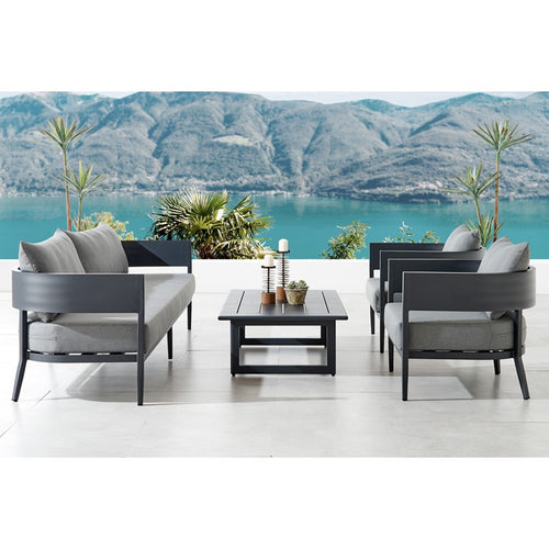 Menorca 4 Pce Patio Set - Aluminum - - Greathouse