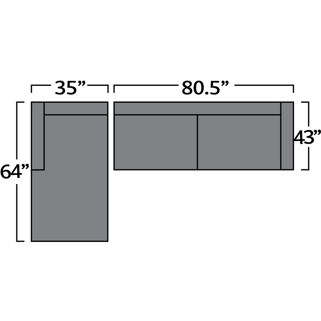 Spartan Leather Sofa Sectional