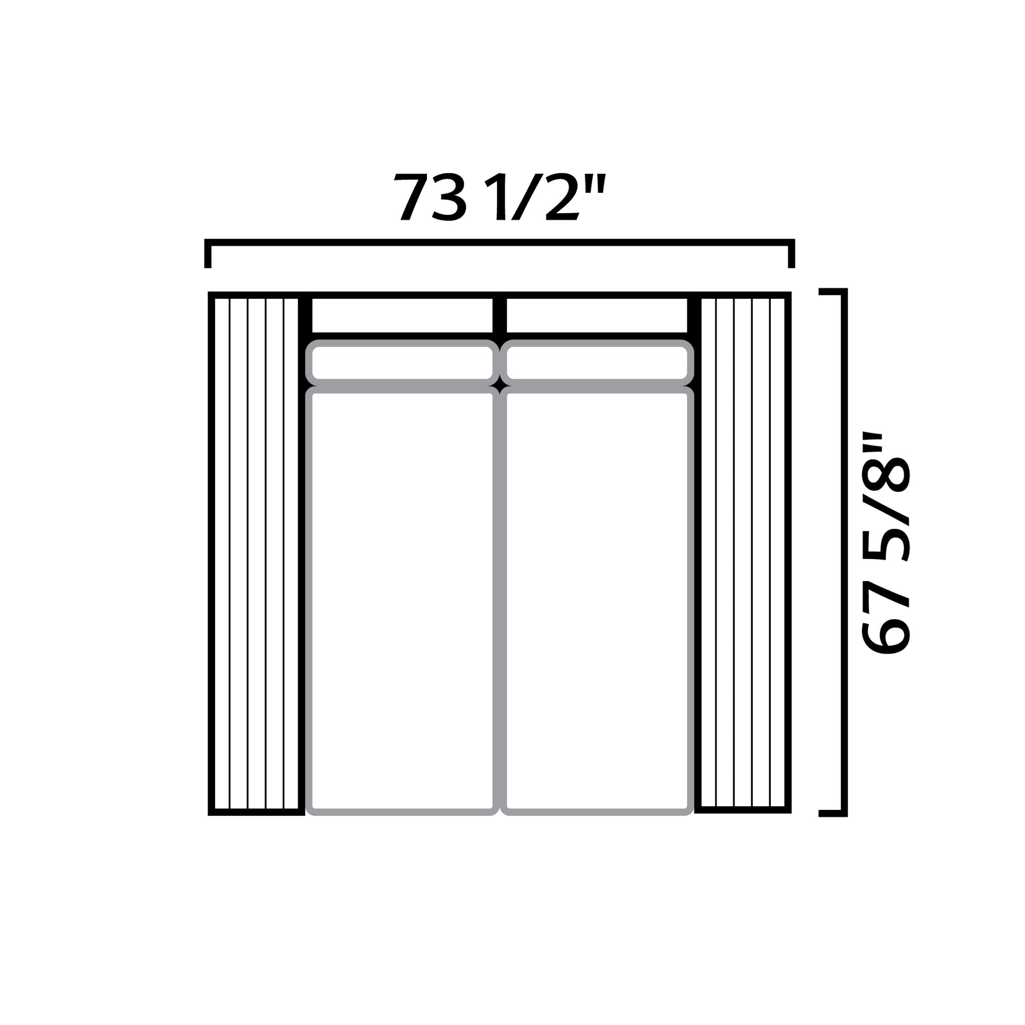 Stevie Double Chaise with Wrap Around Cushion