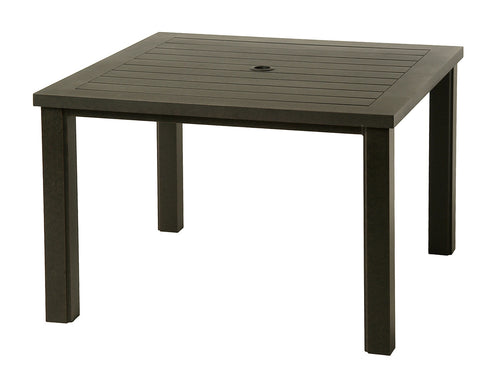 Sherwood 44" Square Dining Table - Aluminum - - Greathouse