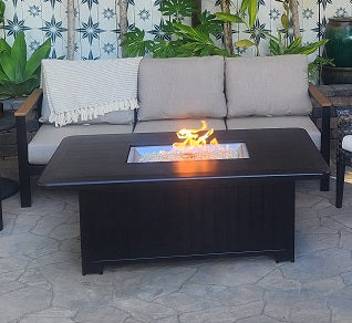 Castelle Classic 49 Round Fire Pit Coffee Table Fire & Heat