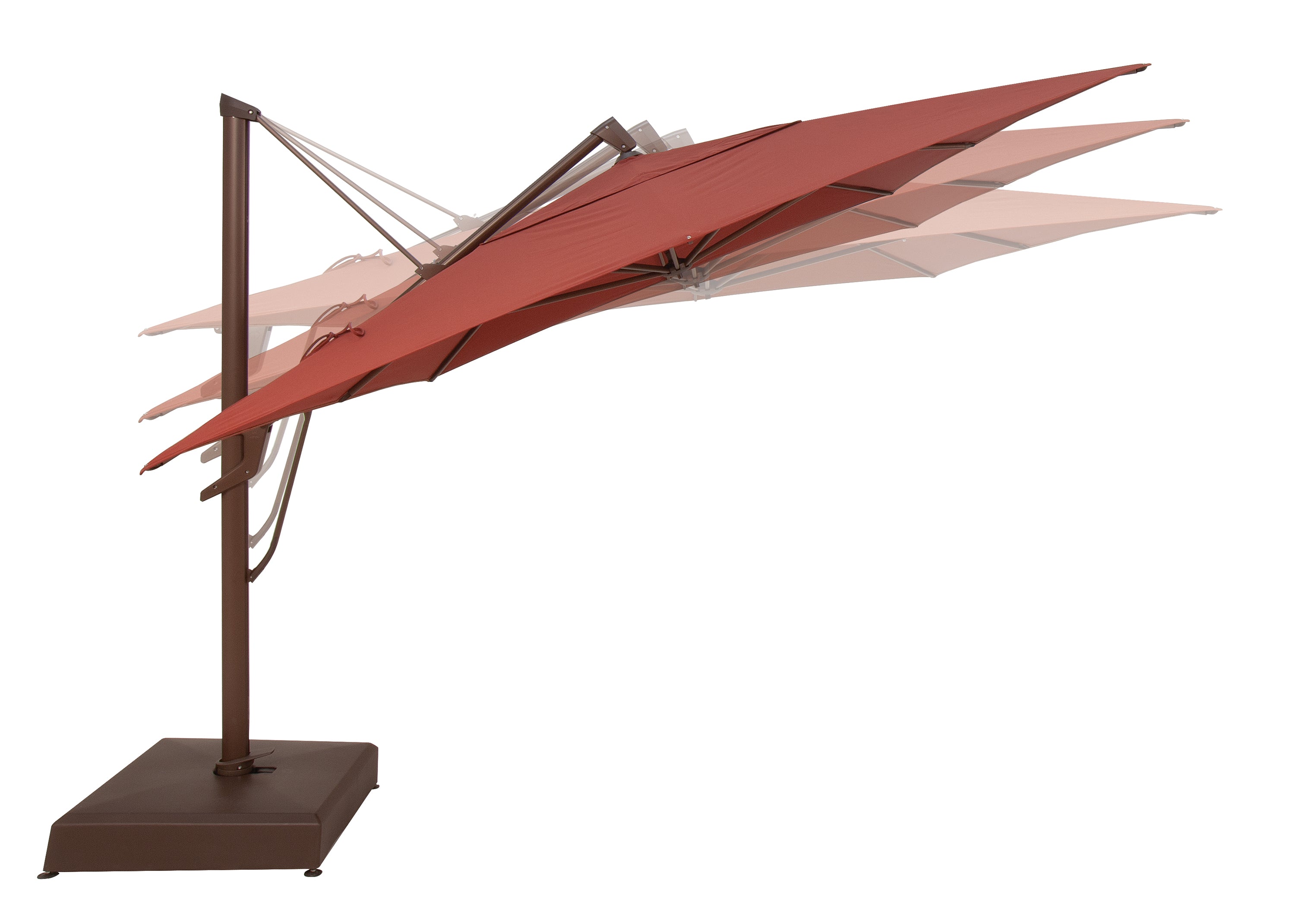 artistic cantilever patio umbrellas 10 x 13ft Rectangular AKZPRT PLUS Cantilever – Greathouse