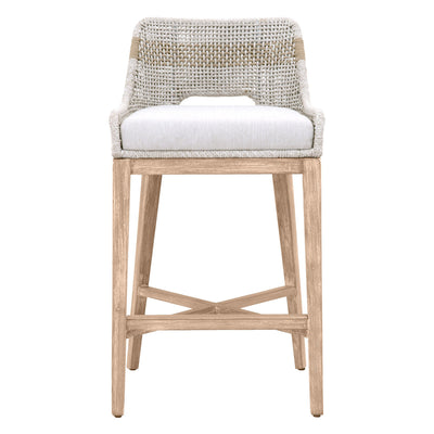 Tapestry Outdoor Barstools Taupe Stripe