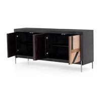 KALU SIDEBOARD-BLACK WASH/WHITE WASH
