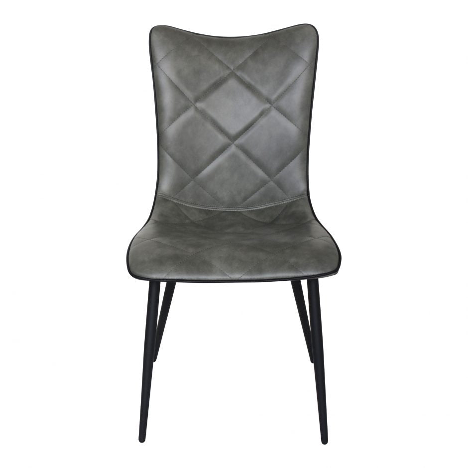 Pair of JOSIE DINING CHAIRs GREY - Dining Chairs - - Greathouse