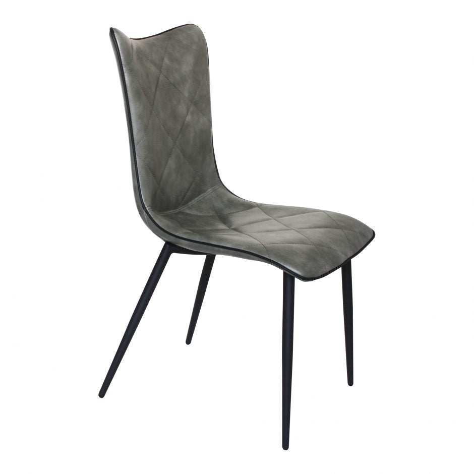 Pair of JOSIE DINING CHAIRs GREY - Dining Chairs - - Greathouse