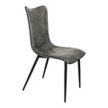 Pair of JOSIE DINING CHAIRs GREY - Dining Chairs - - Greathouse
