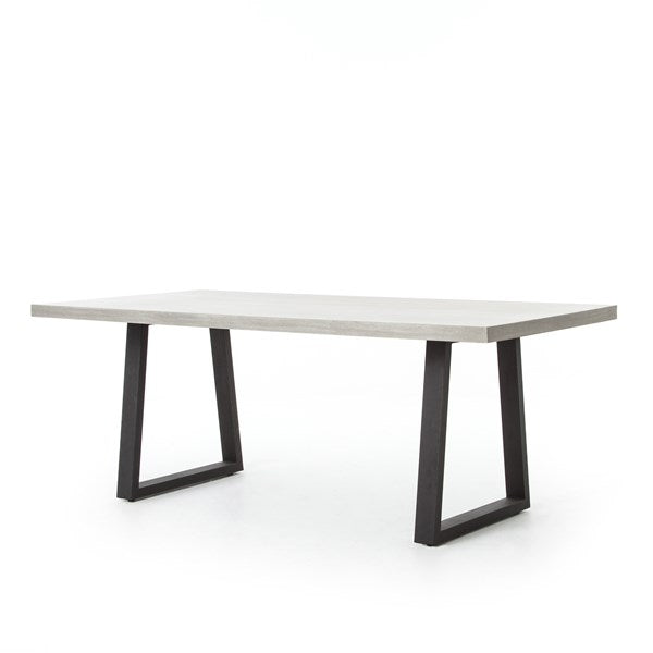 CYRUS DINING TABLE-79"-GREY - Dining Table - - Greathouse