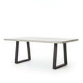 CYRUS DINING TABLE-79"-GREY - Dining Table - - Greathouse