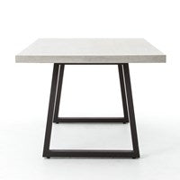 CYRUS DINING TABLE-79"-GREY - Dining Table - - Greathouse