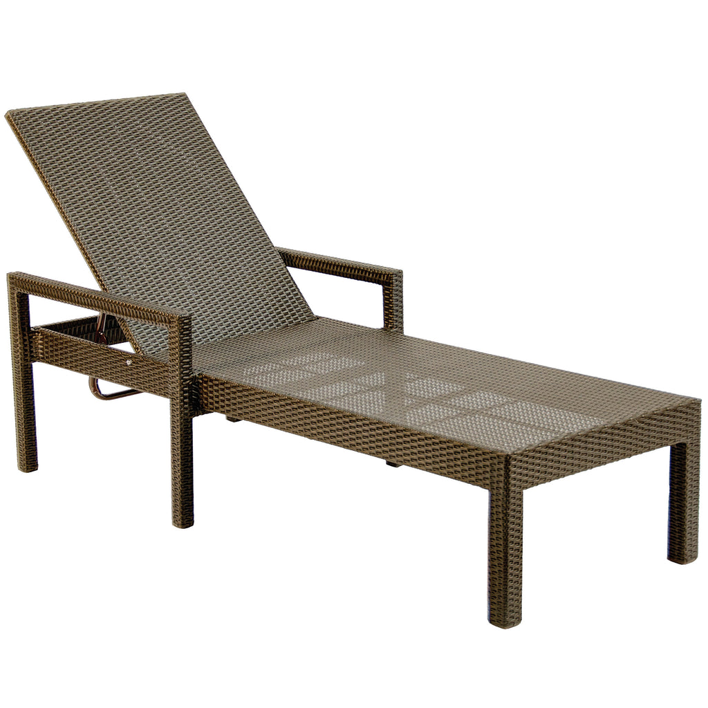 Valencia Chaise Lounge - Outdoor Wicker - - Greathouse