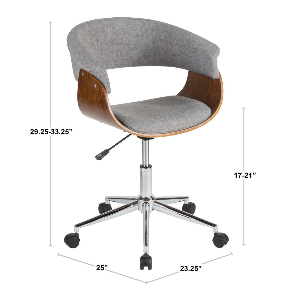 Vintage Mod Office Chair - Office Chair - - Greathouse