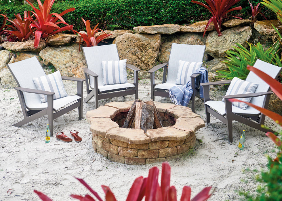 Wexler MGP Outdoor Sling Sofa Sets - Marine Grade Polymer - - Greathouse