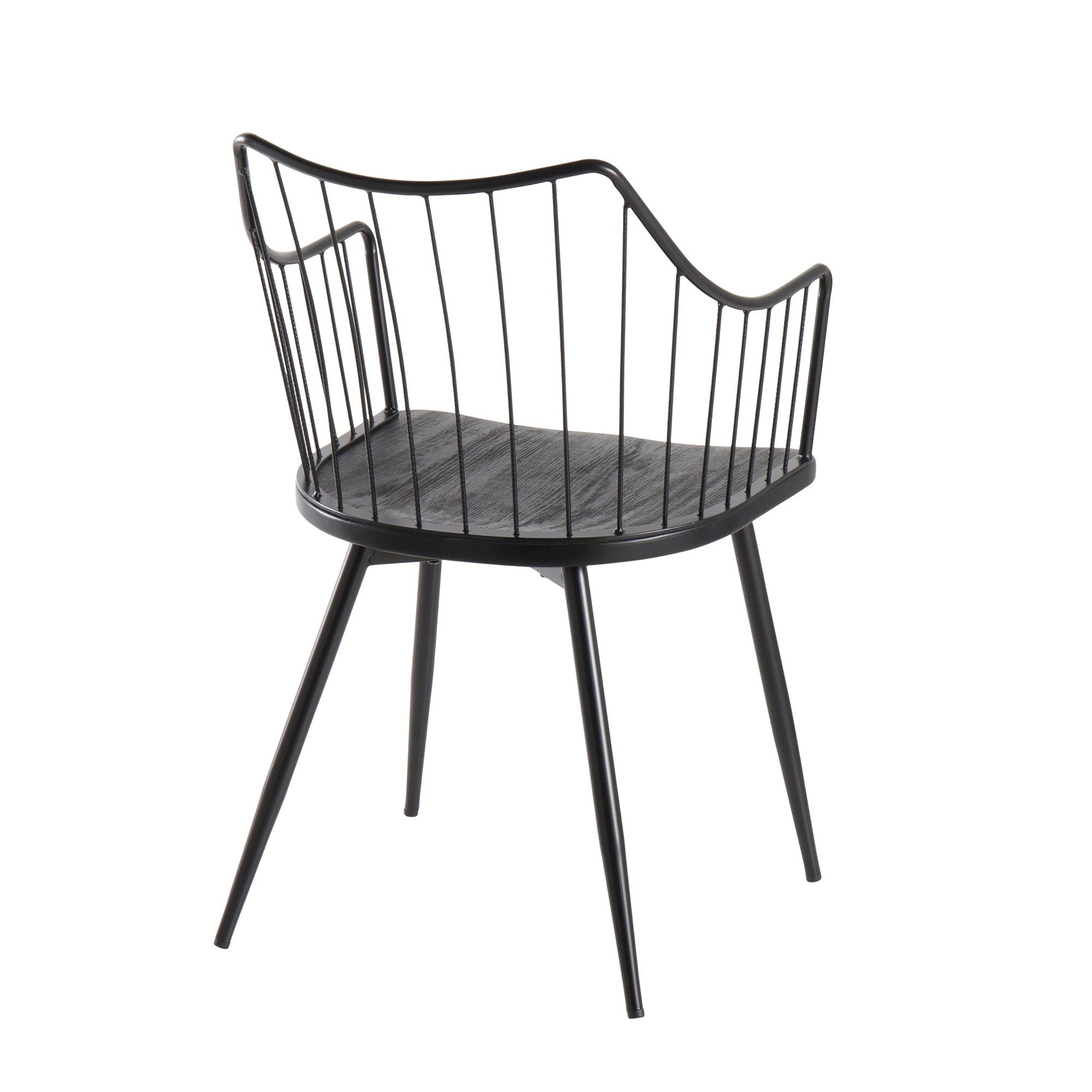 Winston Dining Chair Black Metal (sold in pairs)