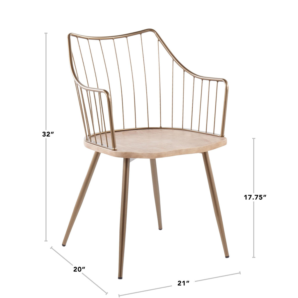 Winston Dining Chair Black Metal (sold in pairs)