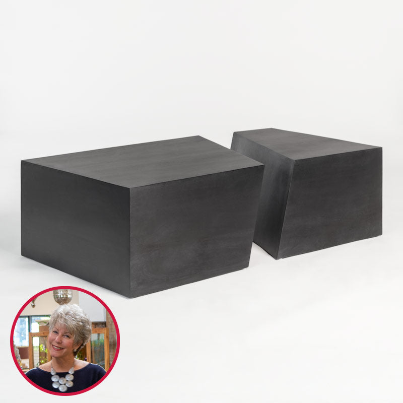 Zurich Coffee Table Black Wood Stain