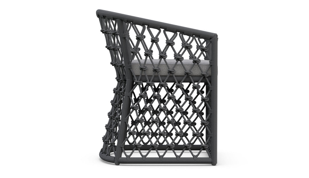 Amelia Outdoor Dining Chair - Charcoal - Outdoor Dining Chairs - - Greathouse