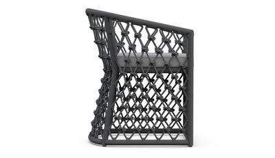 Amelia Outdoor Dining Chair - Charcoal