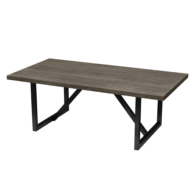 Asheville 82" Dining Table - Concrete - - Greathouse