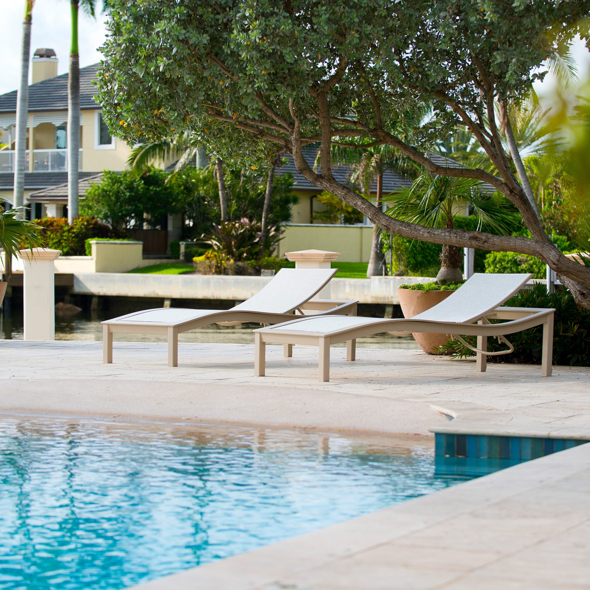 Bazza Contour Chaise Lounges