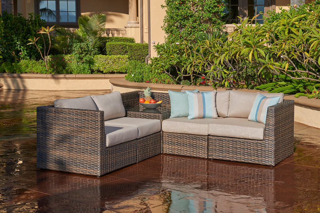 Bellanova Sectional Sets - Outdoor Wicker - - Greathouse