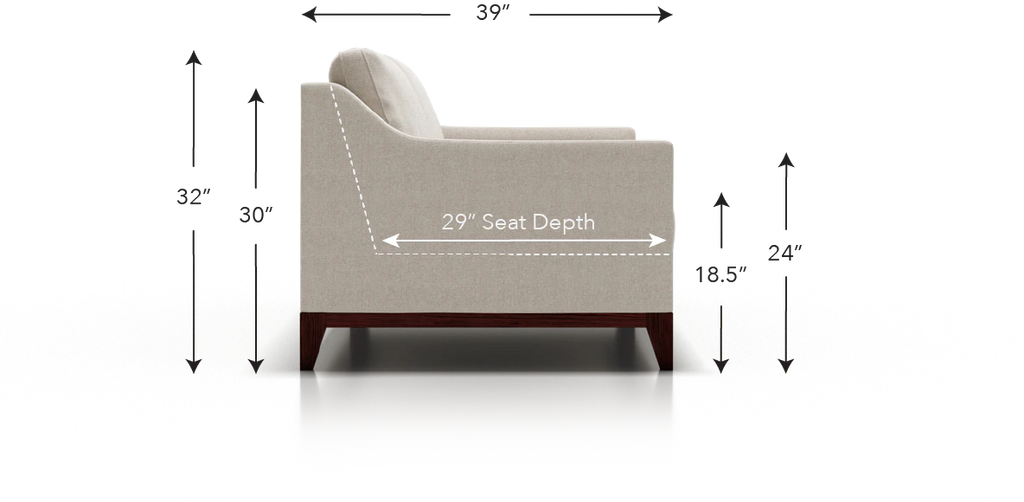 Capri Sofa Love Seat - Sofa - - Greathouse