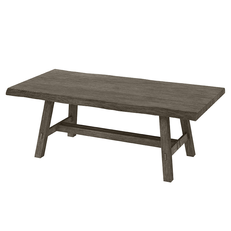 Glenwood 82" Live Edge Dining Table - Aluminum - - Greathouse