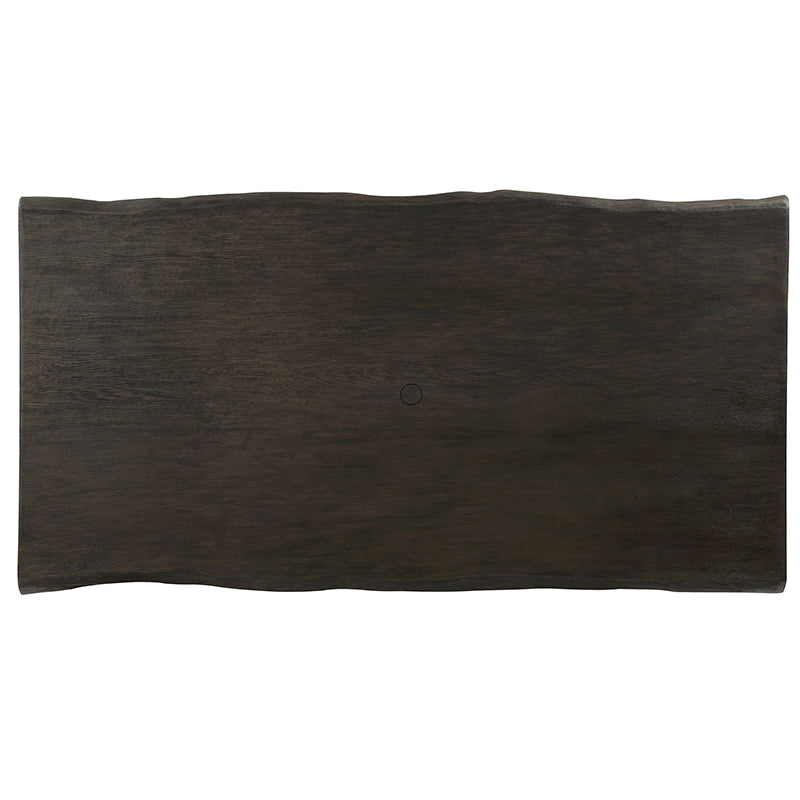 Glenwood 82" Live Edge Dining Table - Aluminum - - Greathouse