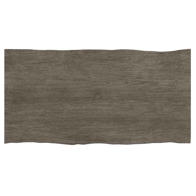 Glenwood 82" Live Edge Dining Table - Aluminum - - Greathouse