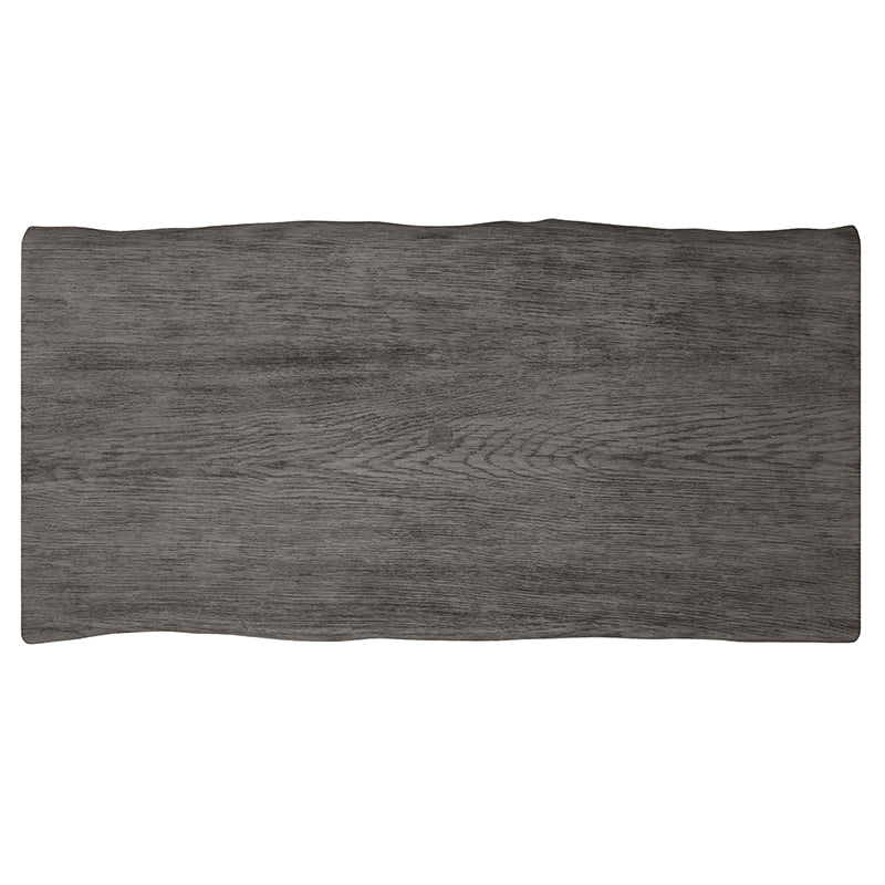 Glenwood 82" Live Edge Dining Table - Aluminum - - Greathouse