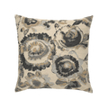 Grigio Floral throw pillow