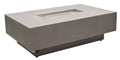 Rectangle Faux Concrete Firetable - Fire Tables - - Greathouse