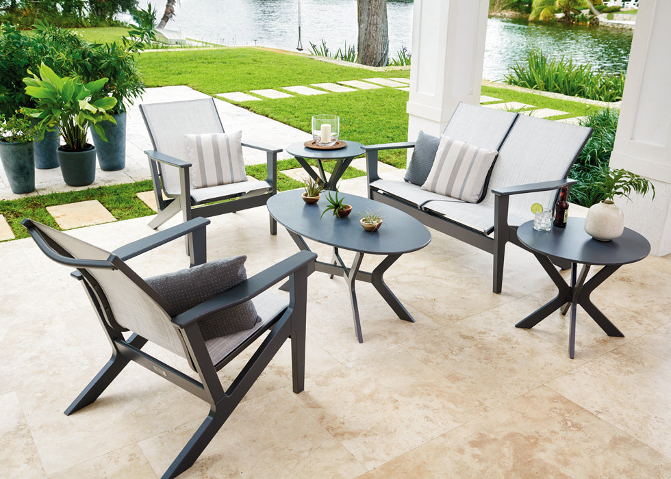 Wexler MGP Outdoor Sling Sofa Sets - Marine Grade Polymer - - Greathouse
